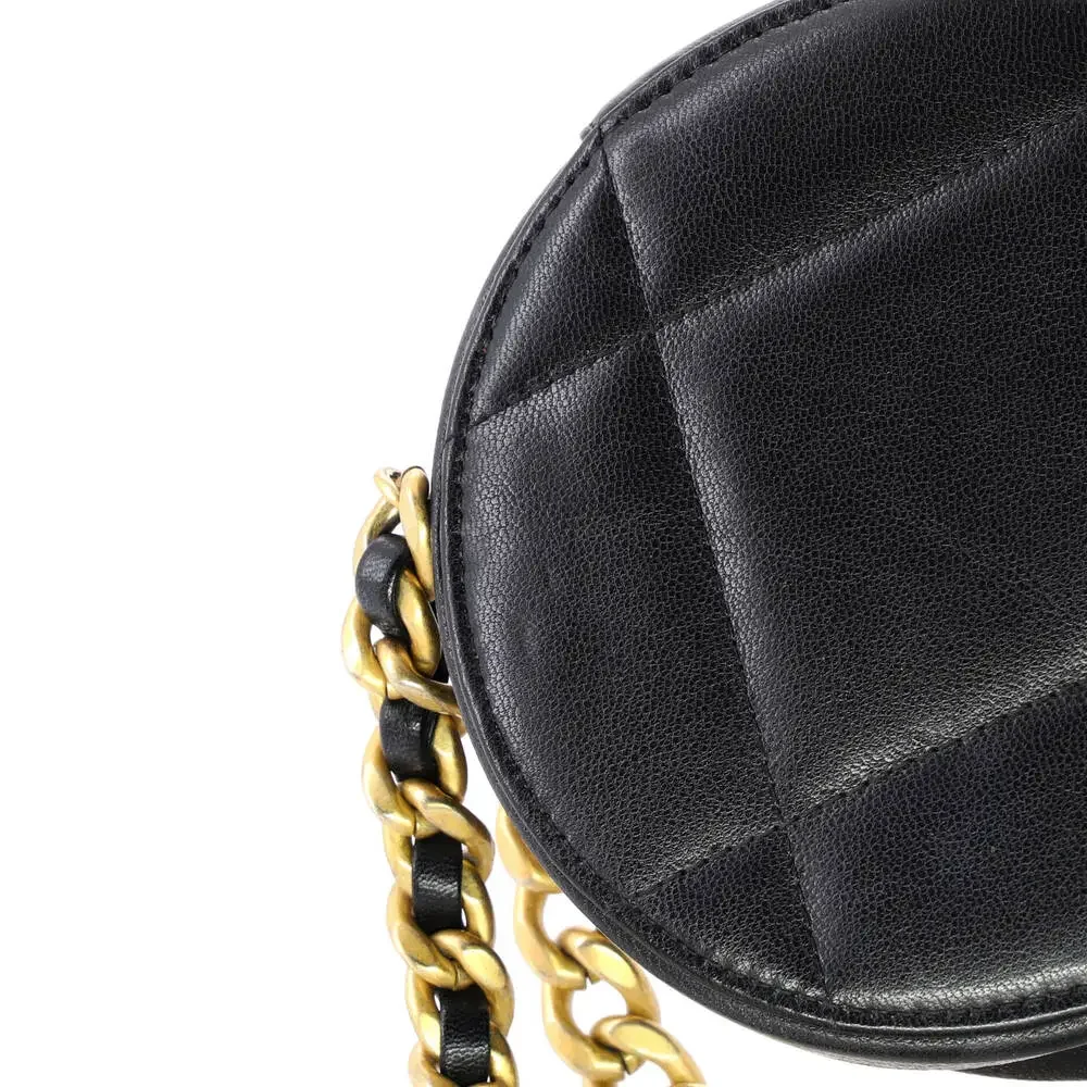 Chanel 19 Round Clutch With Chain #259233C25B
